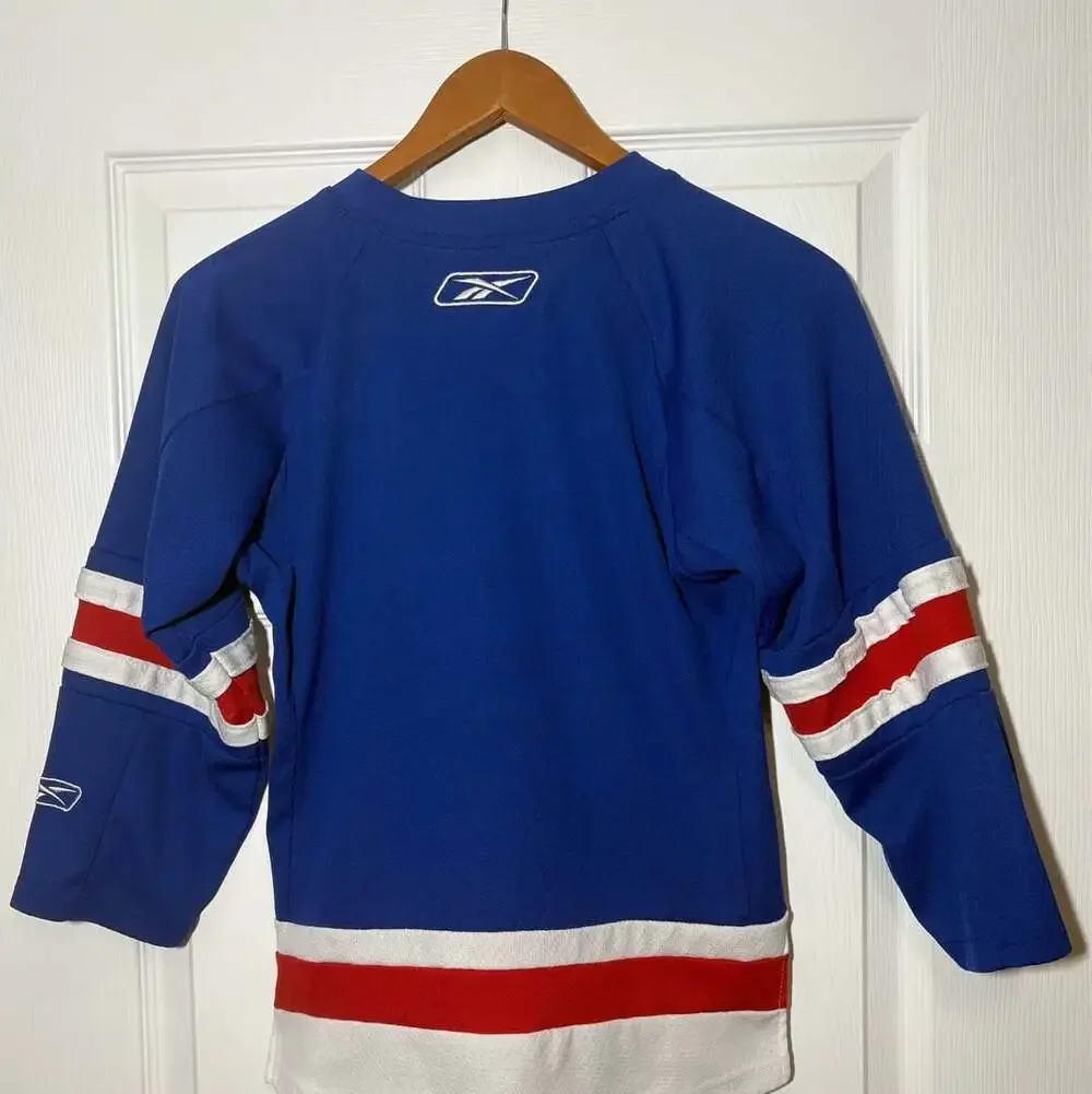 Youth Reebok New York Rangers Jersey S/M Blue NHL Hockey